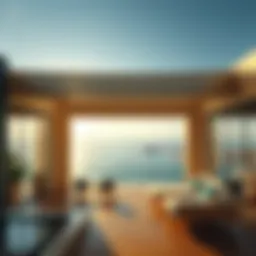 Stunning waterfront view of Seascape Mina Rashid