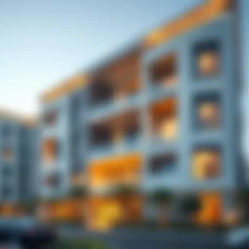 Architectural Elegance of Sobha Crest Stunning exterior view of Sobha Crest showcasing modern architecture