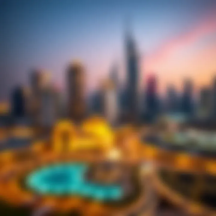 Luxury Real Estate Developments in Dubai Skyline of Dubai showcasing luxury real estate developments