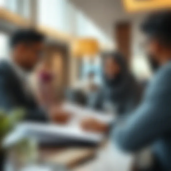 Collaboration Among Developers in Dubai Developers discussing project plans