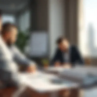 Investment strategy planning session with charts and documents