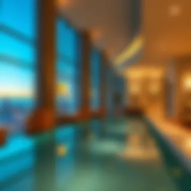 Modern amenities inside West Avenue Tower